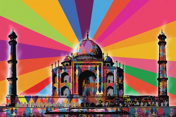 Taj Mahal: Taj Mahal Psychedelic Pop by 5by5collective