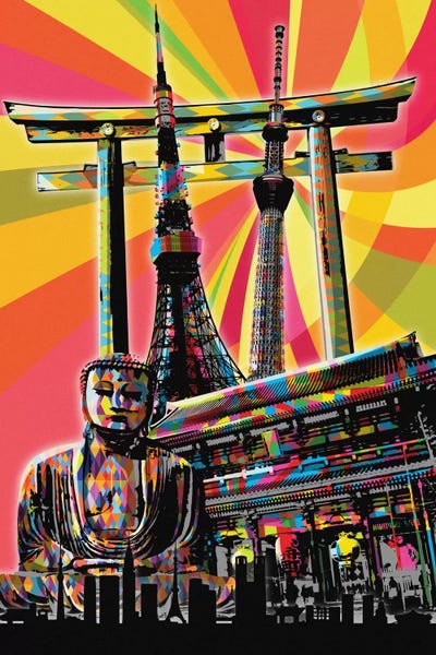 Asia: Tokyo Psychedelic Pop by 5by5collective