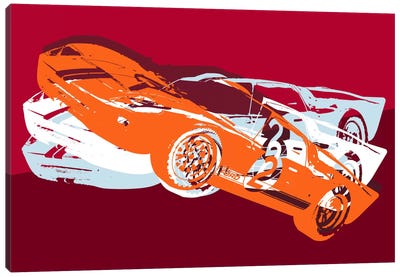 GT Canvas Art Print - Auto Racing