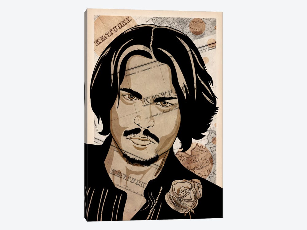Johnny Back Home by 5by5collective 1-piece Canvas Art Print