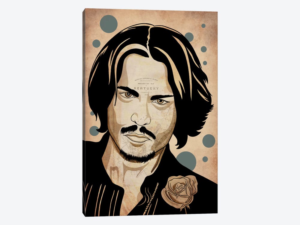 Johnny Pop by 5by5collective 1-piece Canvas Wall Art
