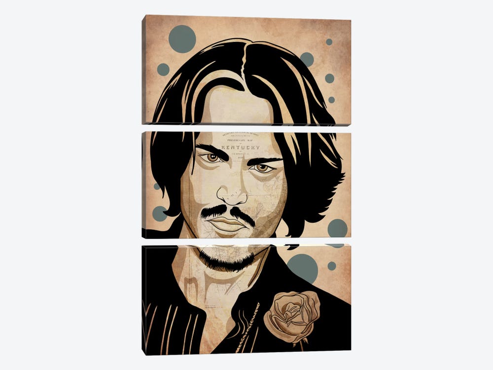 Johnny Pop by 5by5collective 3-piece Canvas Artwork