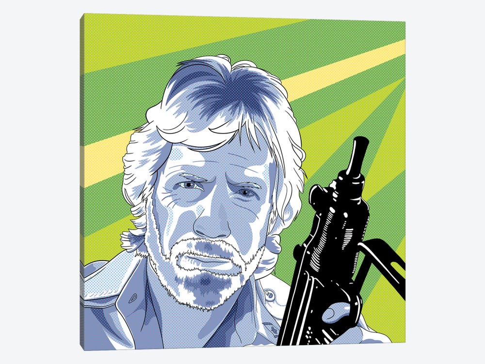 Chuck, Action Hero by 5by5collective 1-piece Canvas Wall Art