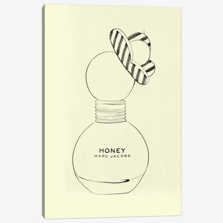 Sweet As Honey Minimalist Line Art Canvas Print #ICA773} by 5by5collective Canvas Art