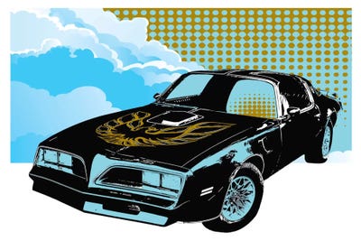 Muscle in the Sky by 5by5collective canvas print