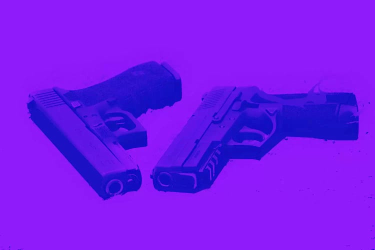 Bang Bang by 5by5collective wall art