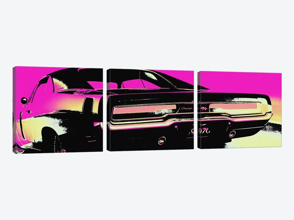 American Muscle Vice by 5by5collective 3-piece Canvas Print
