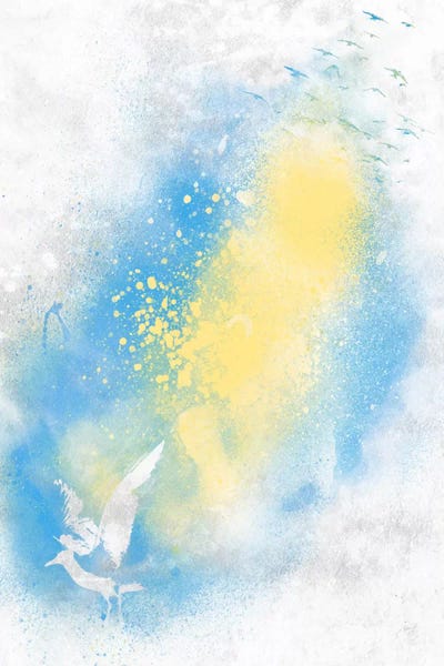 Canvas Print: Distant Gulls by 5by5collective - thumbnail