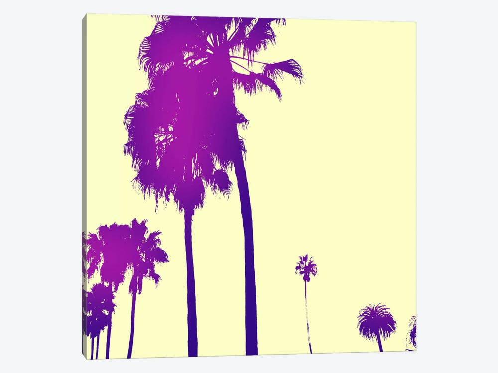 Midnight Purple Palms #2 by 5by5collective 1-piece Canvas Art