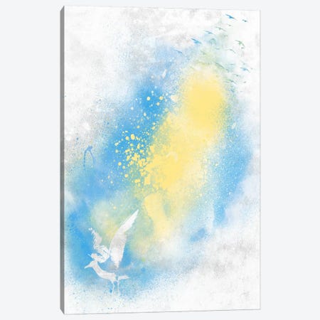 Distant Gulls Canvas Print #ICA82} by 5by5collective Canvas Print