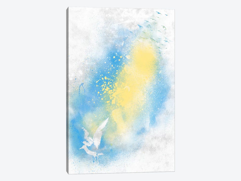 Distant Gulls by 5by5collective 1-piece Canvas Art