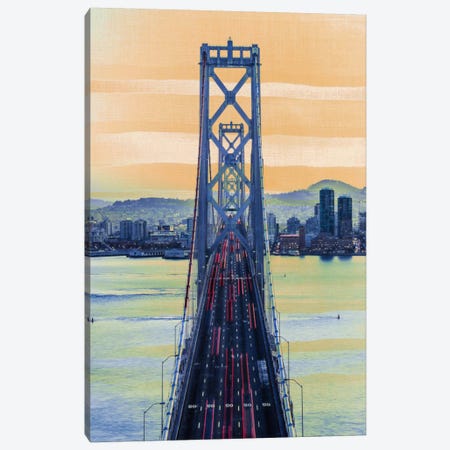 Bridge to the City Canvas Print #ICA850} by 5by5collective Art Print