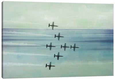 Pack Flight Canvas Art Print - Color Field Collection