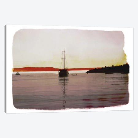 Sailing Back Canvas Print #ICA855} by 5by5collective Canvas Art