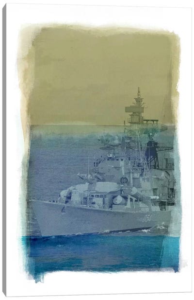 Wrangle the Seas #2 Canvas Art Print - Color Field Collection