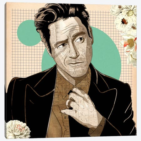 Smug RDJ #2 Canvas Print #ICA903} by 5by5collective Canvas Print
