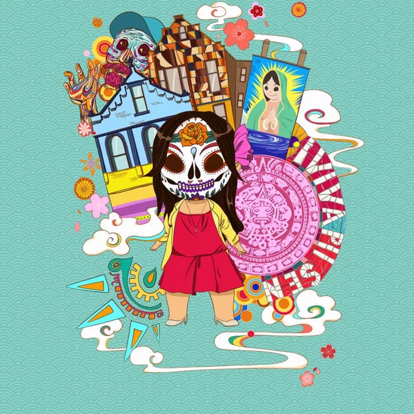 Mexico: Pilsen Neon by 5by5collective