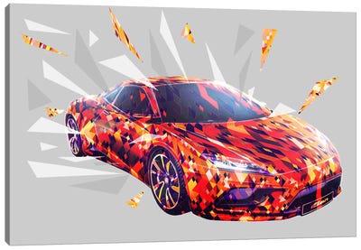 Light Speed Canvas Art Print - Auto Racing