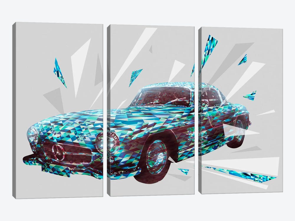 Vintage Gullwings by 5by5collective 3-piece Canvas Art
