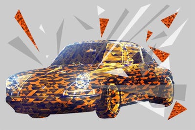 Street Cheetah by 5by5collective canvas print