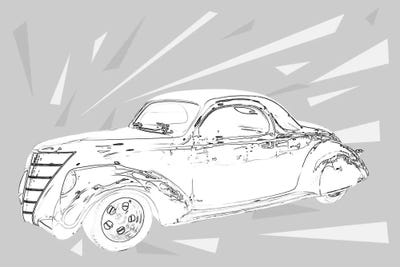 Midnight Cruiser 2 by 5by5collective canvas print