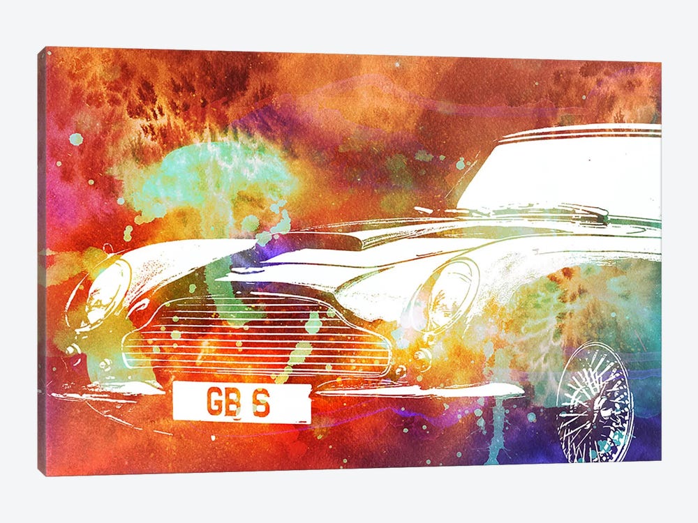 Solar Roadster by 5by5collective 1-piece Canvas Art Print