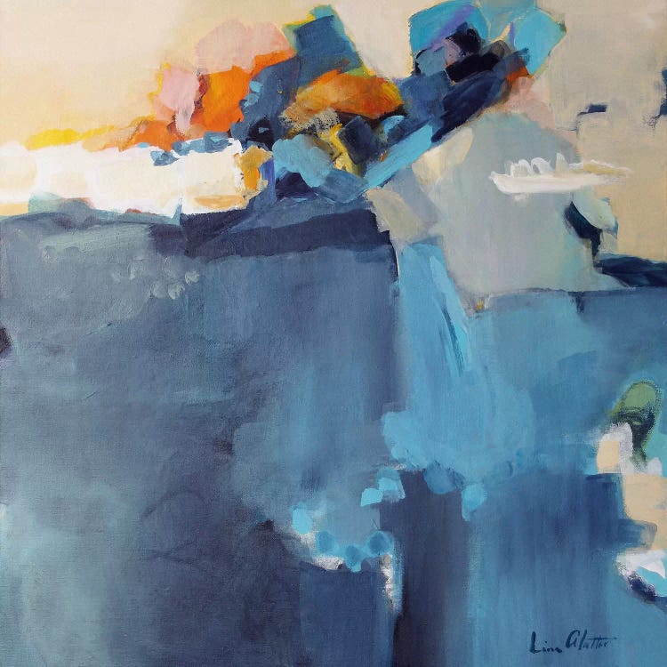 Dizzy at the Edge by Lina Alattar wall art