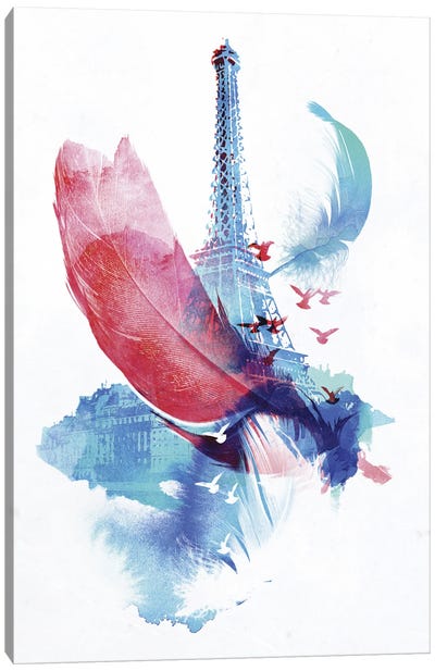 Pigeons of Paris Canvas Art Print - Trendy