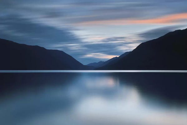 Lake Sunrises & Sunsets: Lake Crescent Dusk by Katherine Gendreau