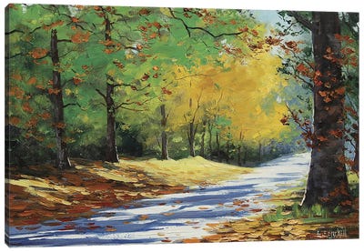 Vibrant Autumn Canvas Art Print