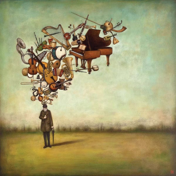 Kids Inspirational Art: Thanks for the Melodies by Duy Huynh