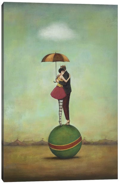 Circus Romance Canvas Art Print - Similar to Salvador Dali