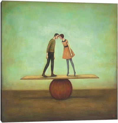 Finding Equilibrium Canvas Art Print - Similar to Salvador Dali