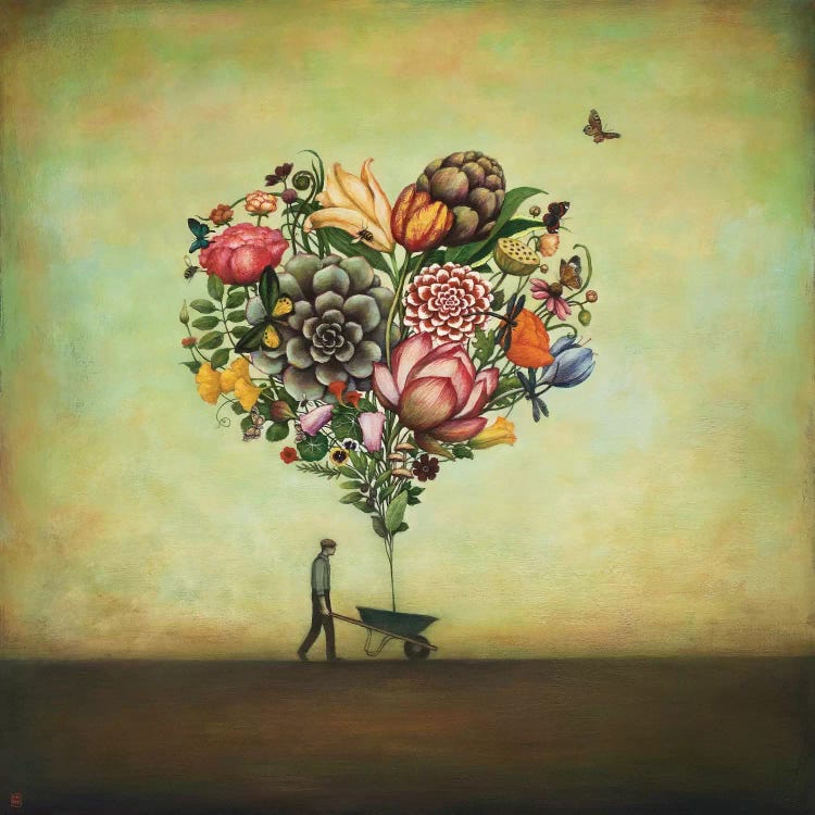 Big Heart Botany by Duy Huynh wall art