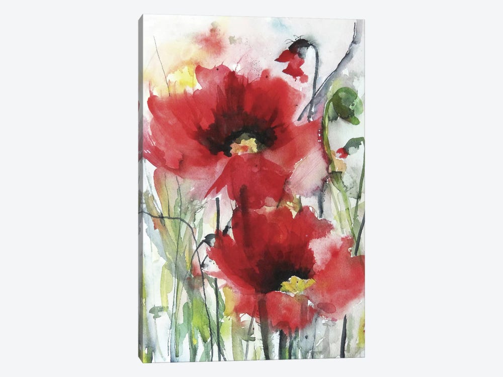 Red Poppies by Karin Johannesson 1-piece Art Print