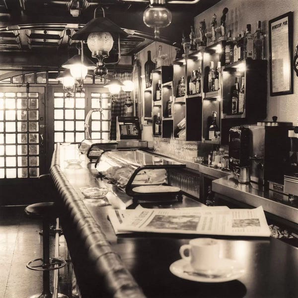 Alan Blaustein: Caffè, Pamplona by Alan Blaustein