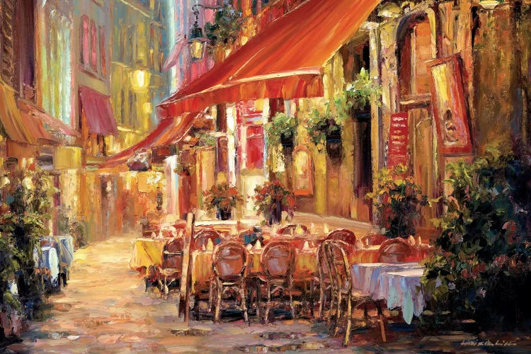Café in Light by Haixia Liu wall art