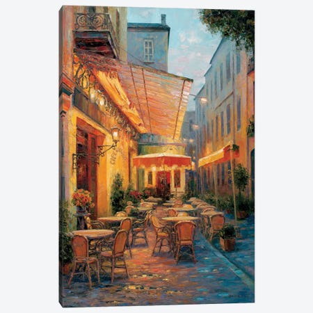 Café Van Gogh 2008, Arles France Canvas Print #ICS345} by Haixia Liu Canvas Artwork