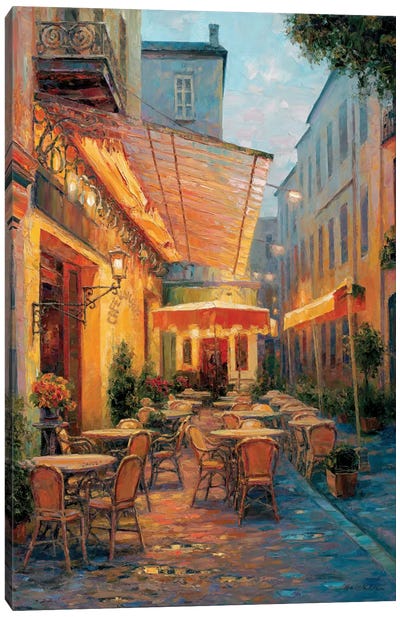 Café Van Gogh 2008, Arles France Canvas Art Print - Decorative Elements
