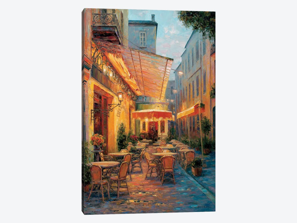 Café Van Gogh 2008, Arles France by Haixia Liu 1-piece Canvas Print