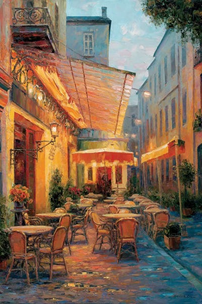 Artists Like Van Gogh: Café Van Gogh 2008, Arles France by Haixia Liu