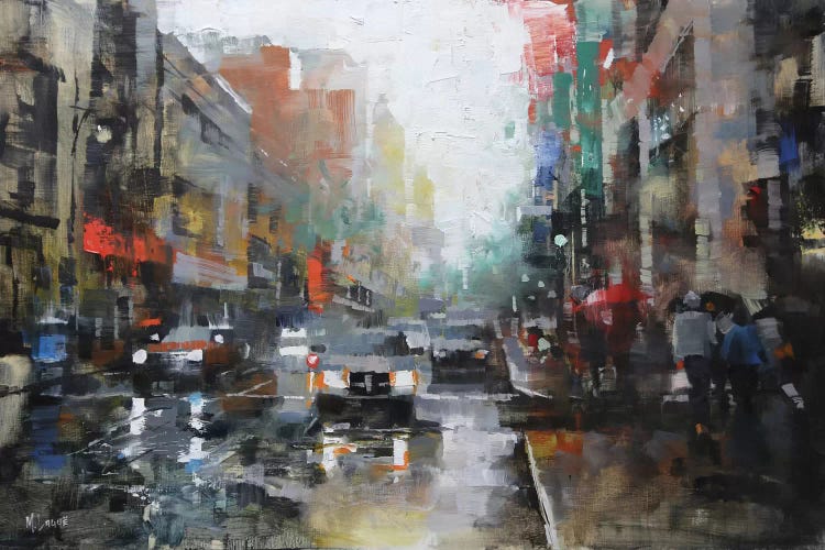 Montreal Rain by Mark Lague wall art