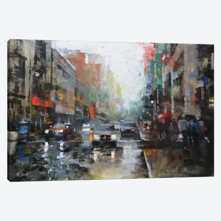 Montreal Rain Canvas Print #ICS361} by Mark Lague Art Print