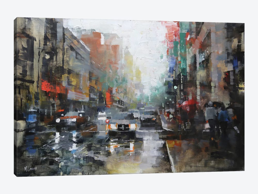 Montreal Rain by Mark Lague 1-piece Art Print