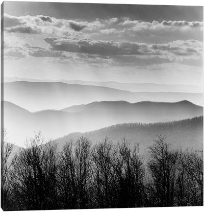 Misty Mountains Canvas Art Print - PhotoINC Studio