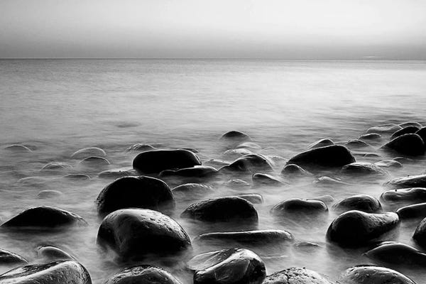 Rocky Beaches: Rocks in Mist 3 by PhotoINC Studio
