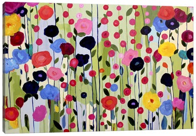 She Found a Place to Bloom Canvas Art Print - Carrie Schmitt