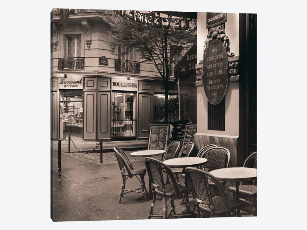 Café, Montmartre by Alan Blaustein 1-piece Art Print