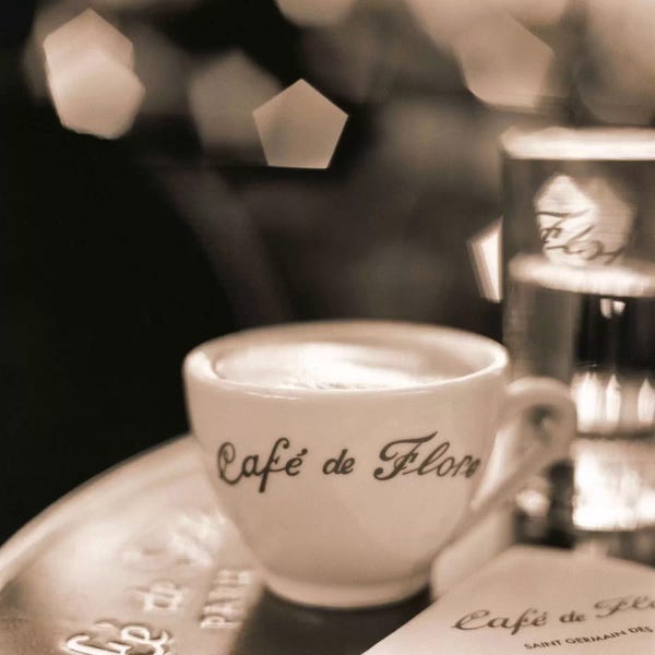 Cafes: Café, St. Germain des Pres by Alan Blaustein