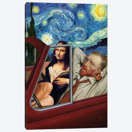 Starry Night Canvas Print #ICS561} by Barry Kite Canvas Art Print